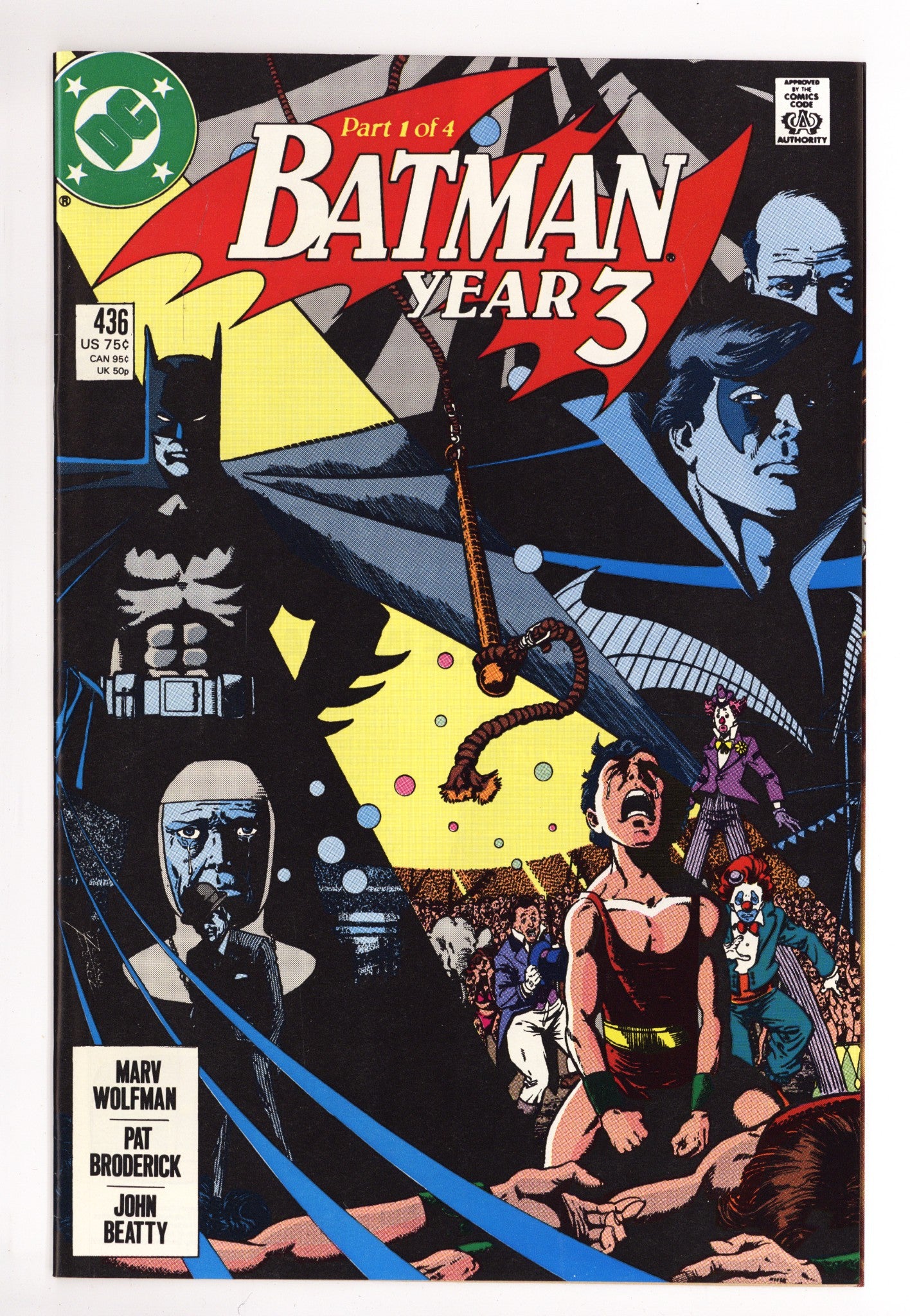 Batman Vol 1 436 Mid Grade (1989) 2nd Print 