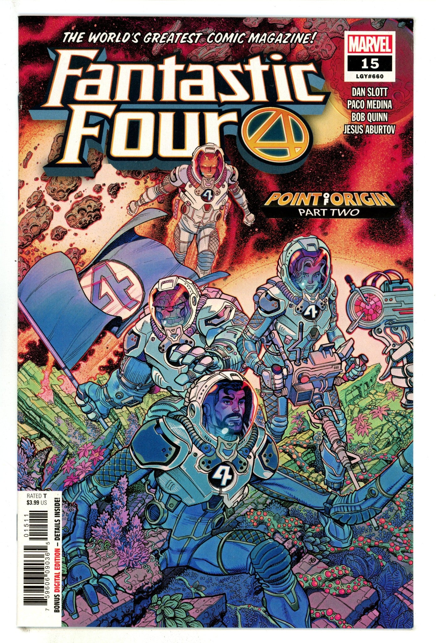 Fantastic Four Vol 6 15 (660) High Grade (2019) 