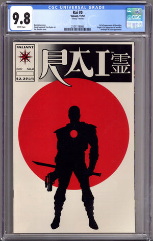 Rai Vol 1 0 CGC 9.8 (NM/M) Glossy (1992)