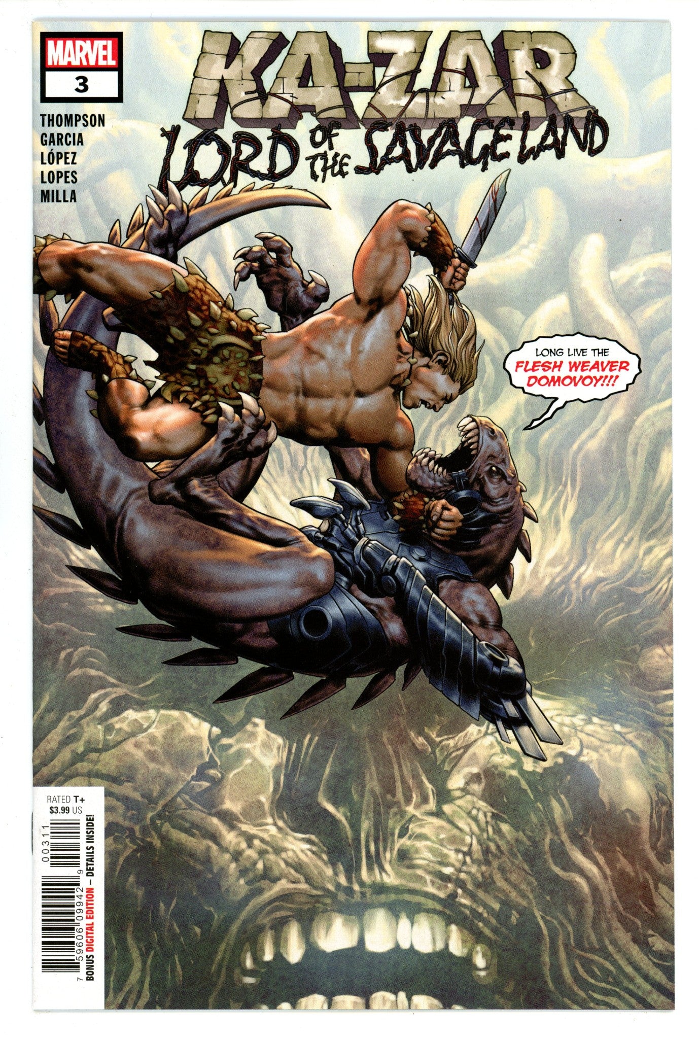 Ka-Zar Lord of the Savage Land 3 High Grade (2022) 