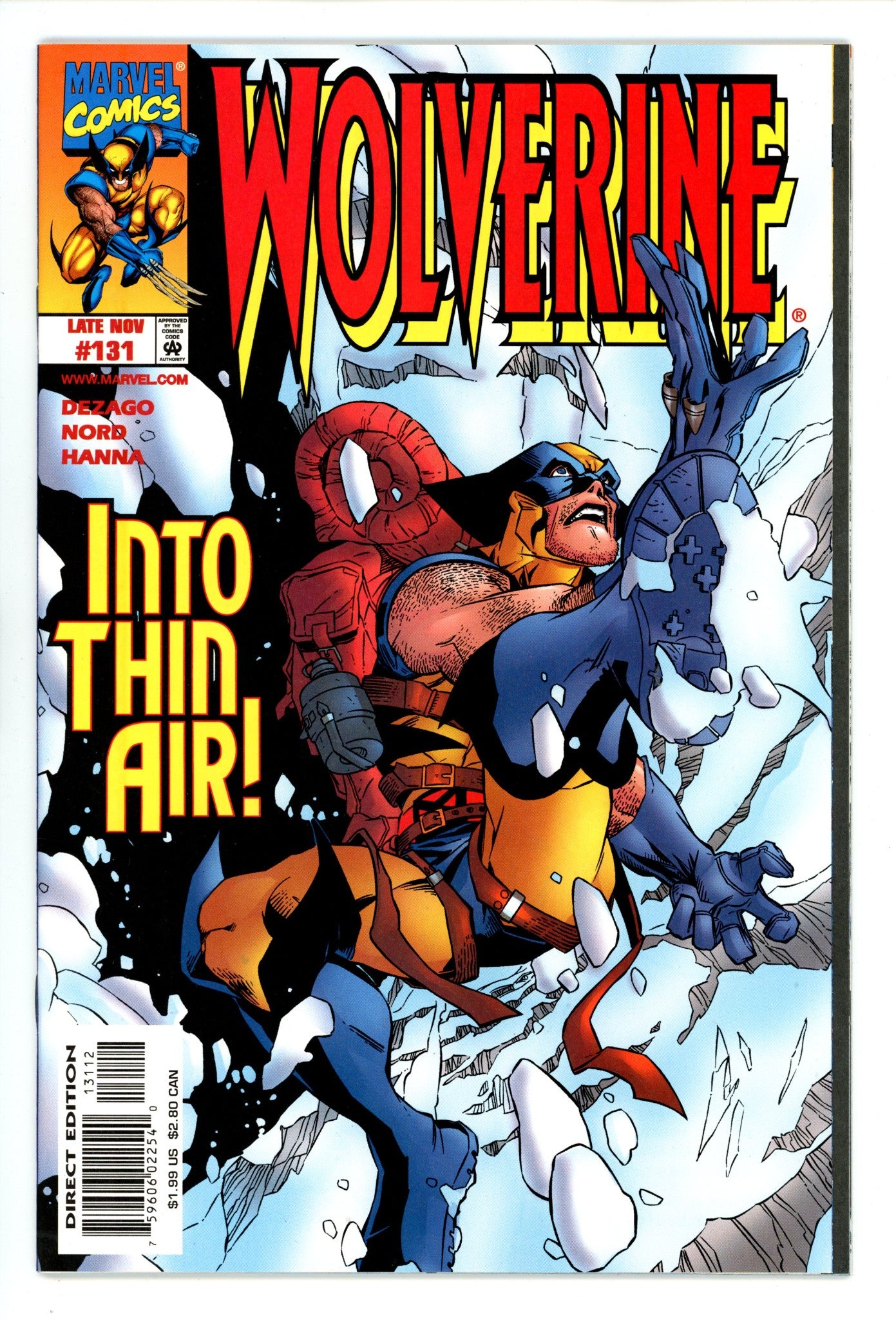 Wolverine Vol 2 131 High Grade (1998) 2nd Print 