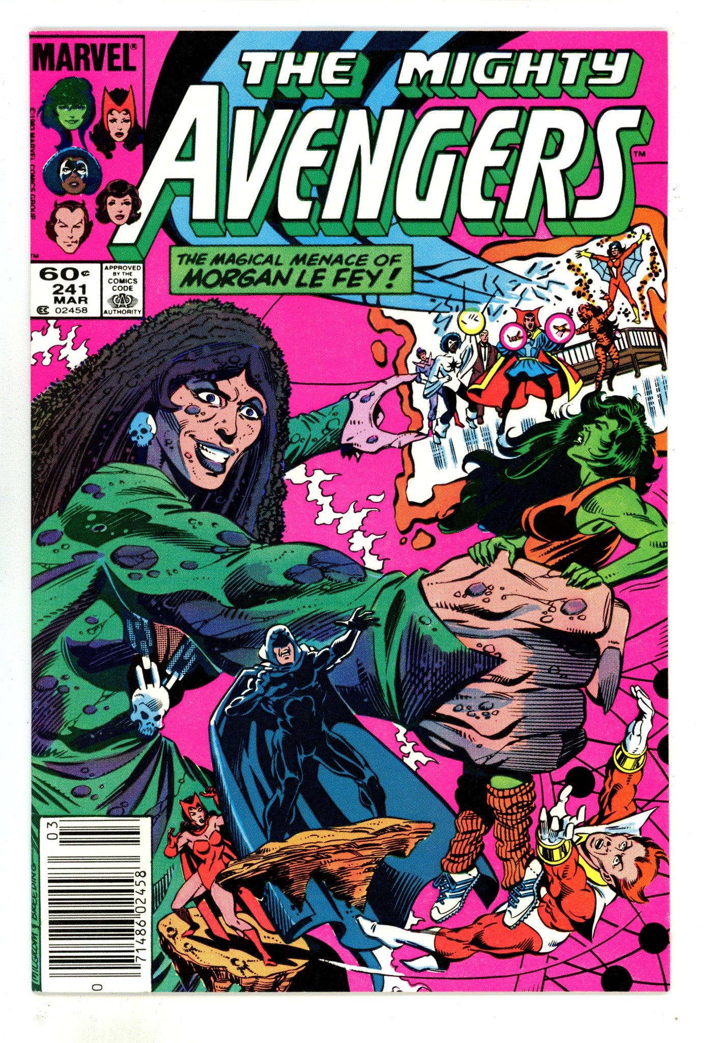 The Avengers Vol 1 241 High Grade (1984) Newsstand 
