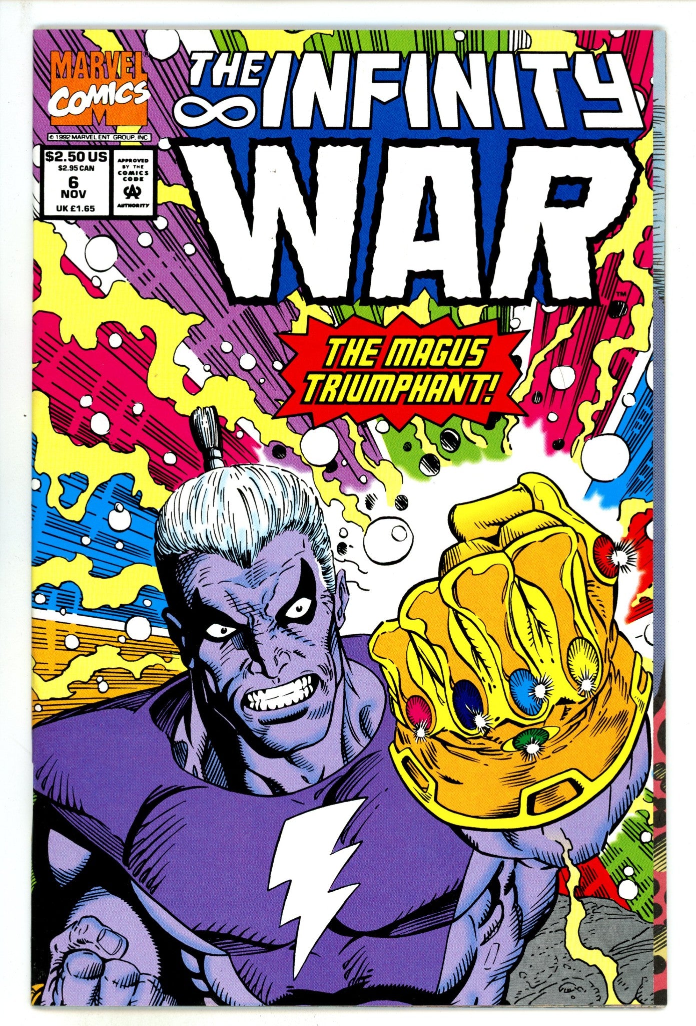 The Infinity War 6 VF/NM (9.0) (1992) 