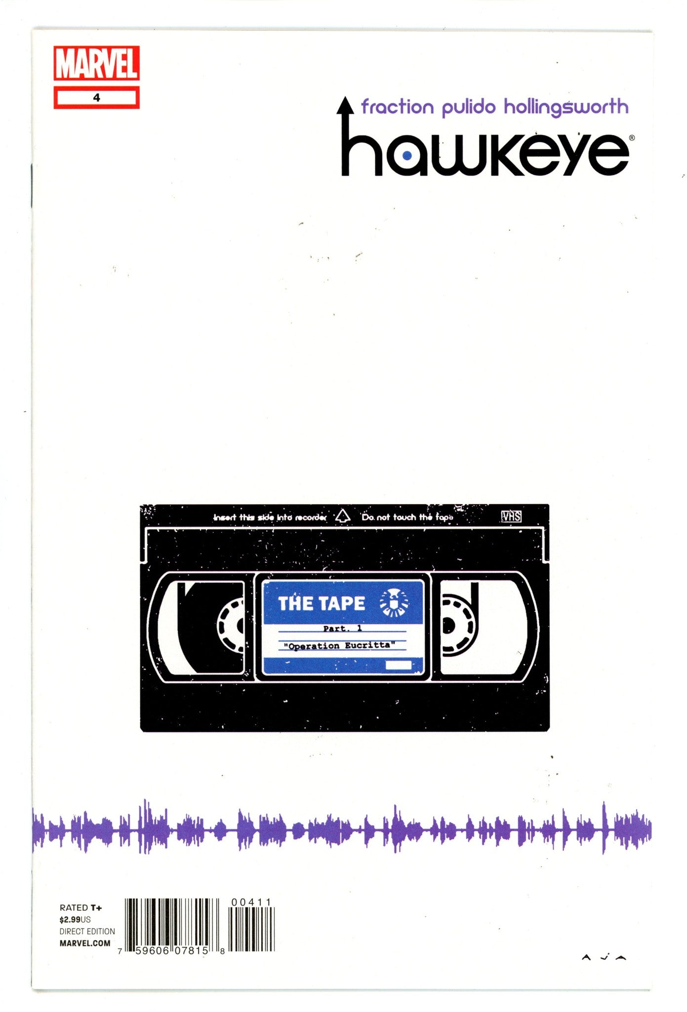Hawkeye Vol 4 4 High Grade (2013) 
