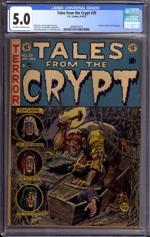 Tales from the Crypt Vol 1 29 CGC 5.0 (VG/FN) (1952)