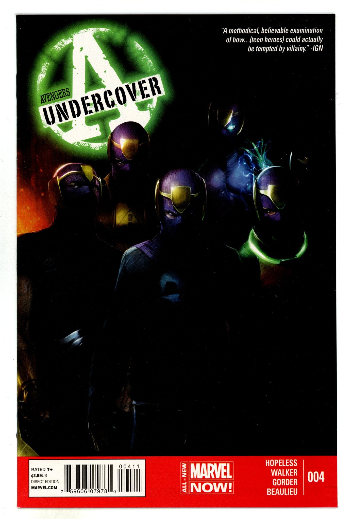 Avengers Undercover Vol 1 4 High Grade (2014) 