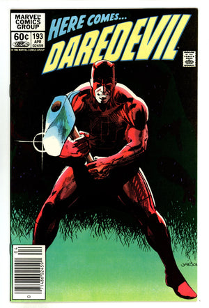 Daredevil Vol 1 193 High Grade (1983) Newsstand 