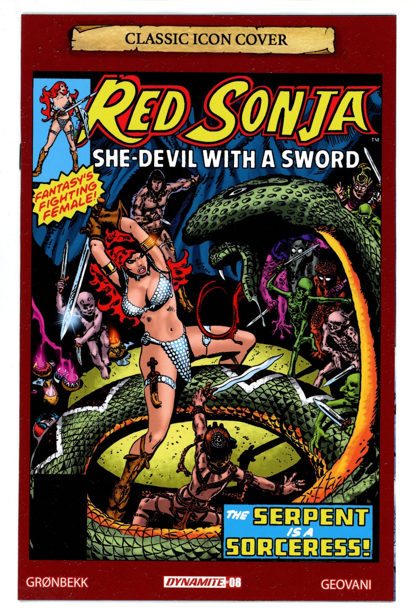 Red Sonja Vol 7 8 Thorne Incentive Variant (2024)
