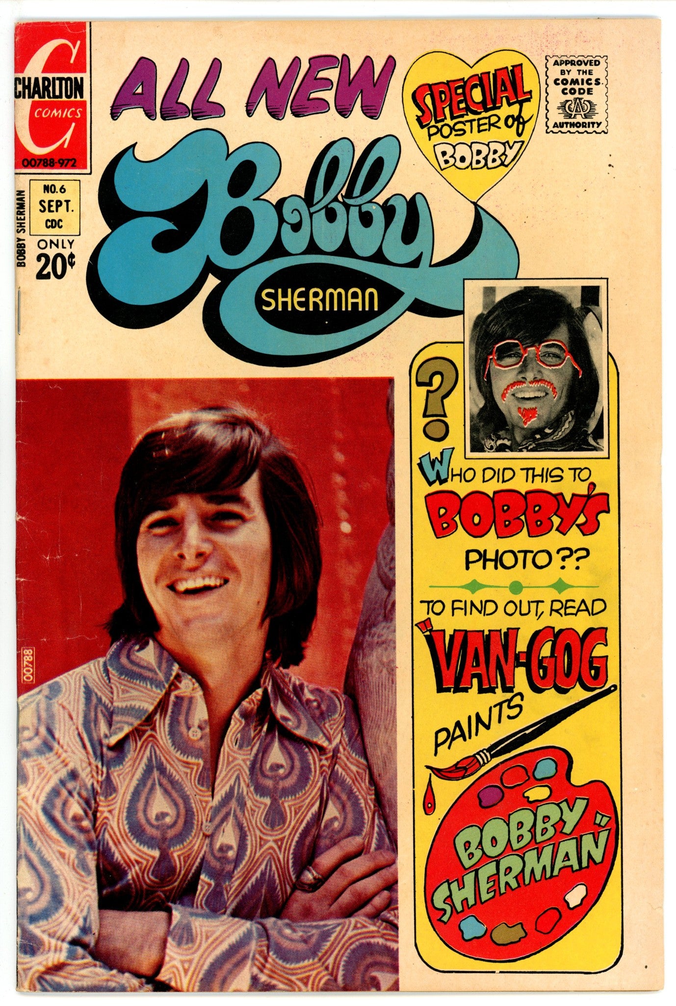 Bobby Sherman 6 VG+ (4.5) (1972) 