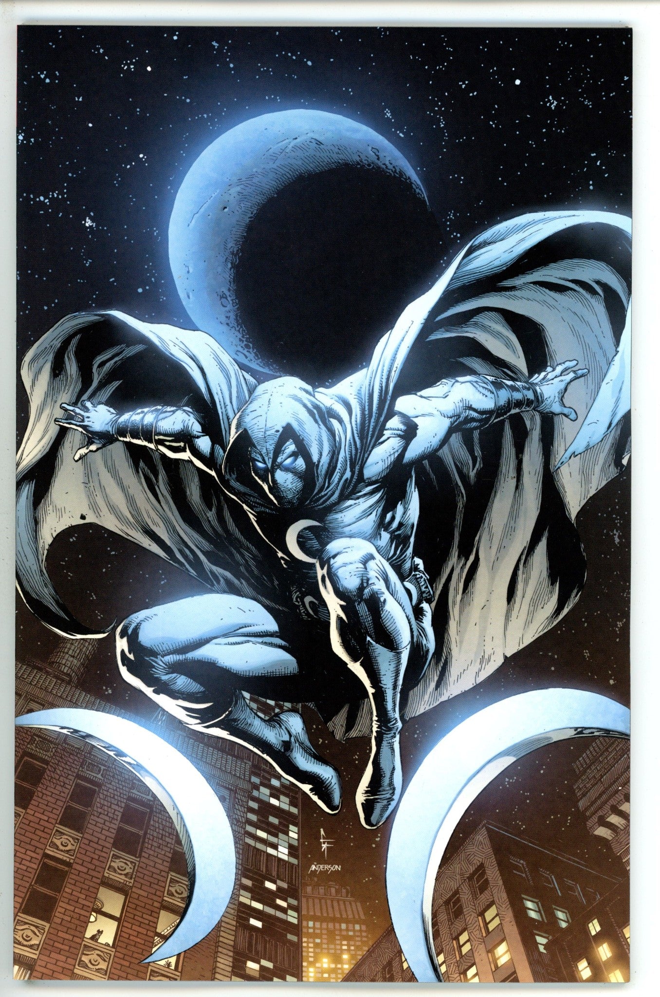 Moon Knight 25 Frank Virgin Incentive Variant NM+ (2023)