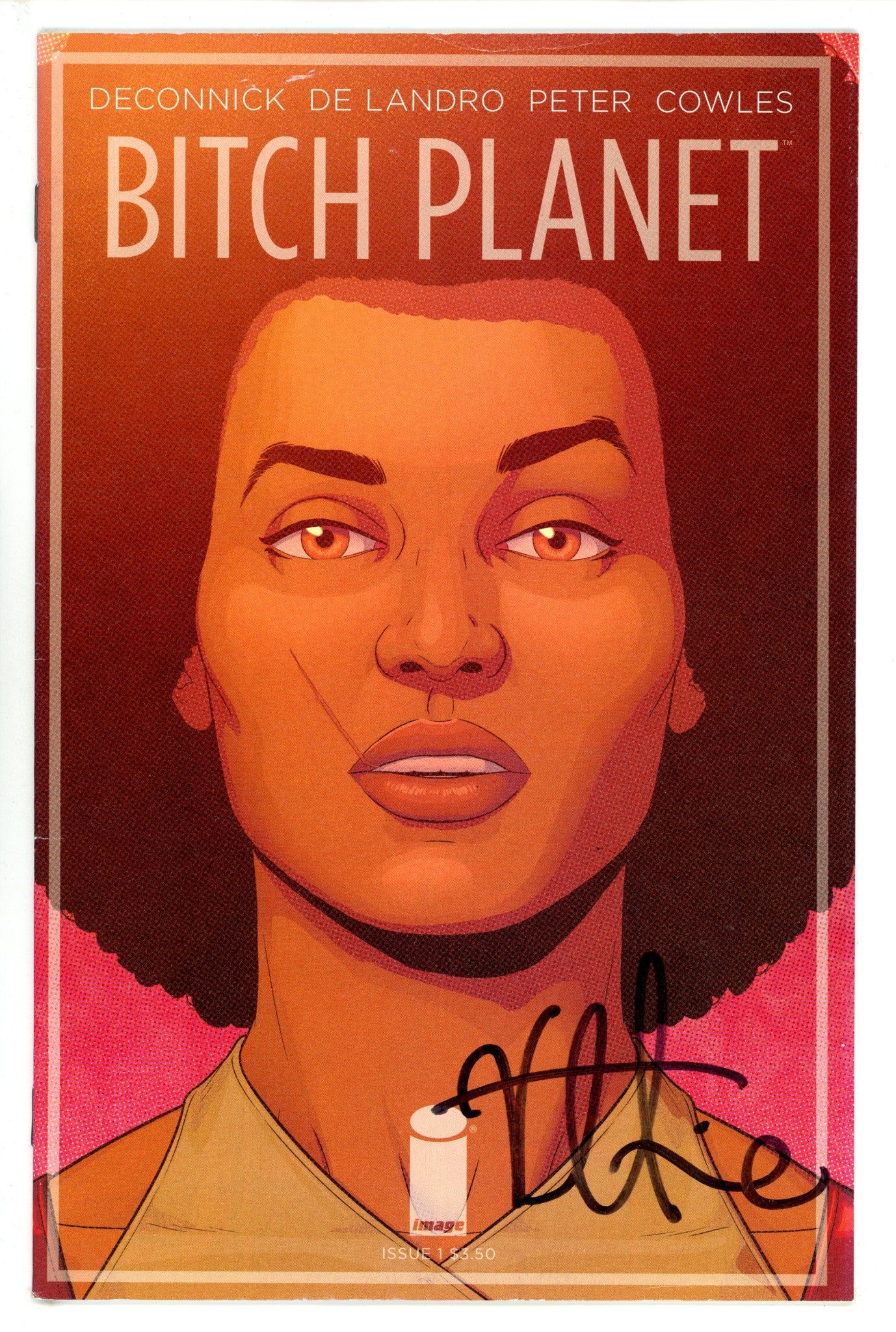 Bitch Planet 1 Mckelvie Homage Incentive Variant FN Signed Kelly DeConnick (2014)