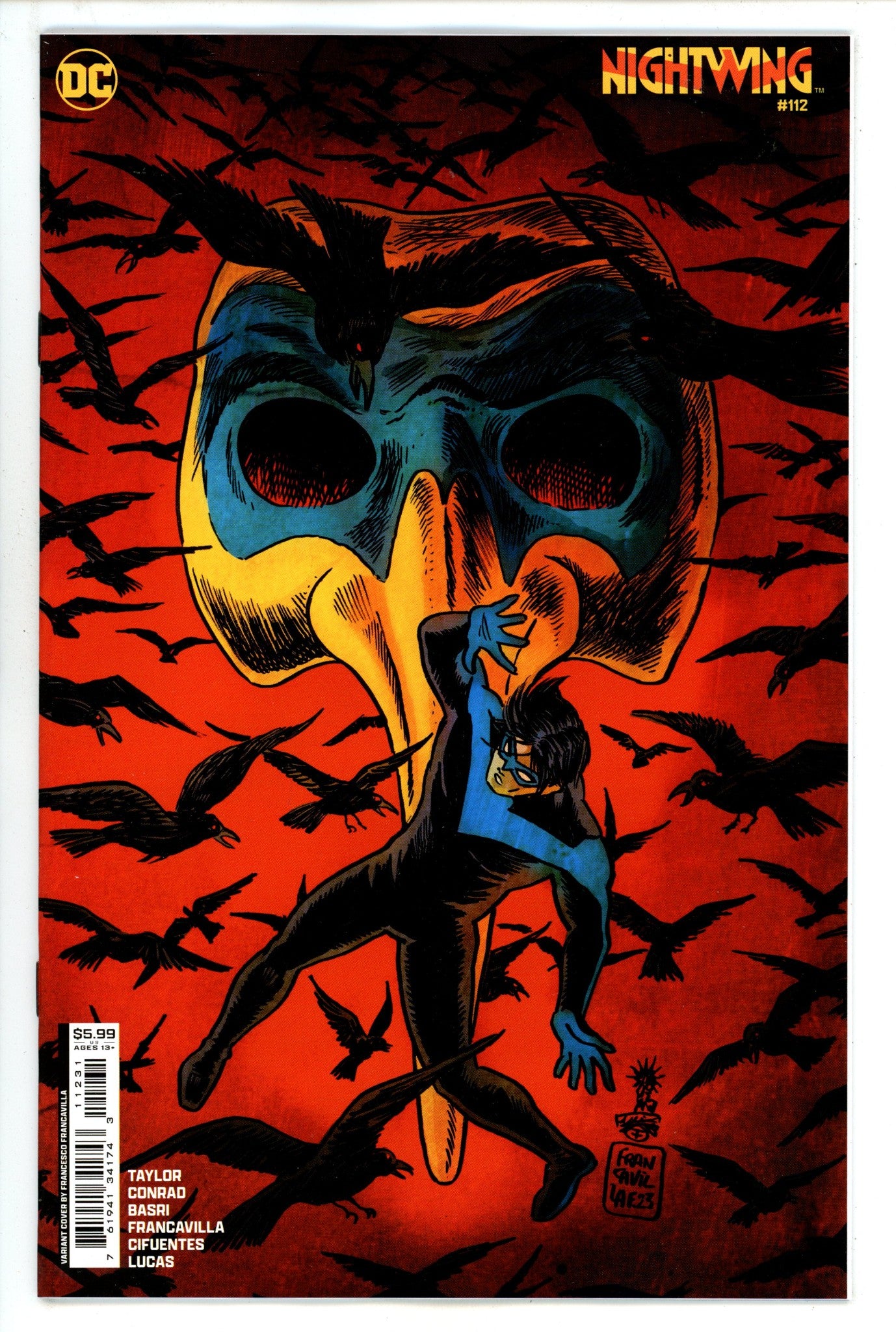 Nightwing Vol 4 112 Francavilla Variant (2024)