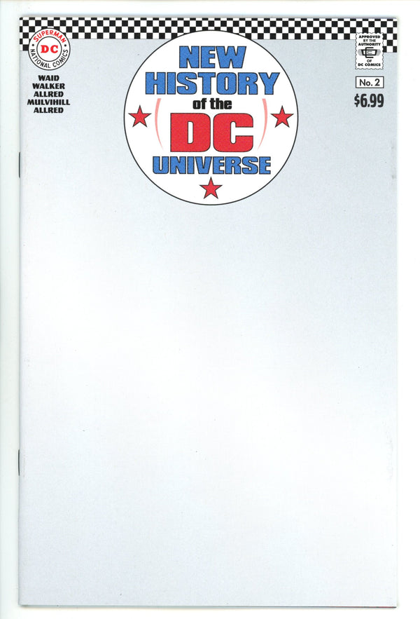 New History Of The DC Universe 2 Blank Variant (2025)