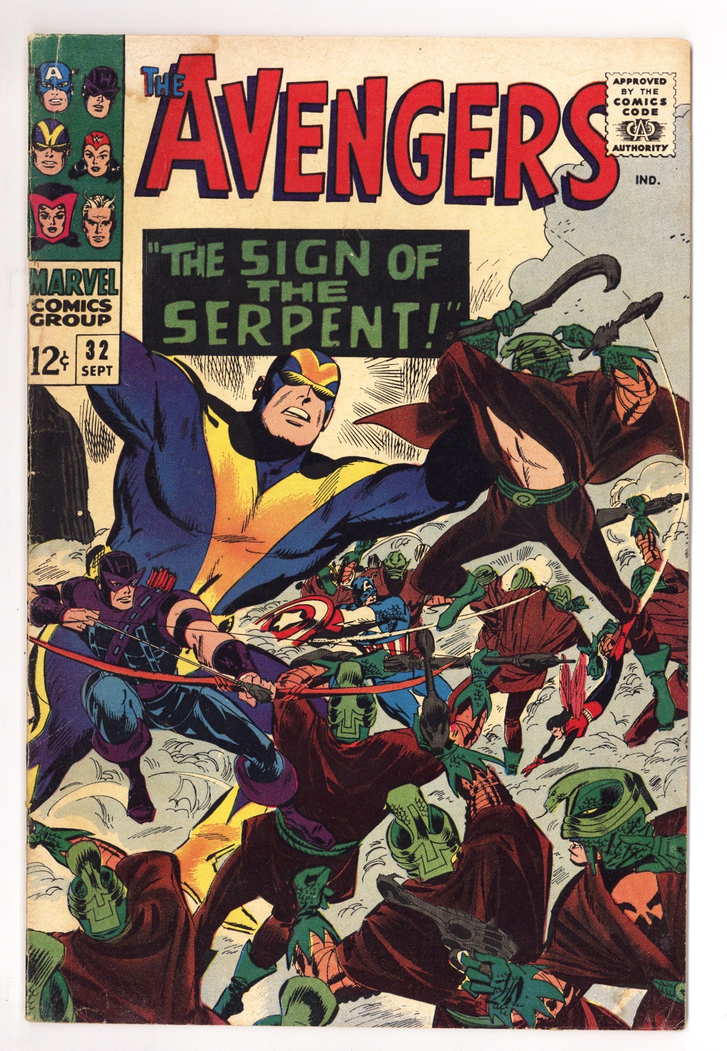 The Avengers Vol 1 32 VG- (3.5) (1966) 