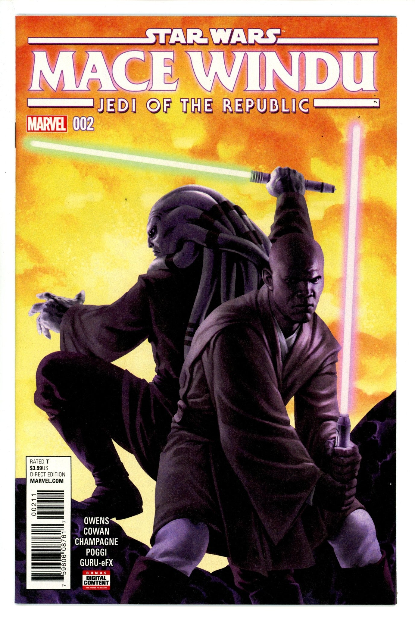 Star Wars: Mace Windu 2 NM- (9.2) (2017)