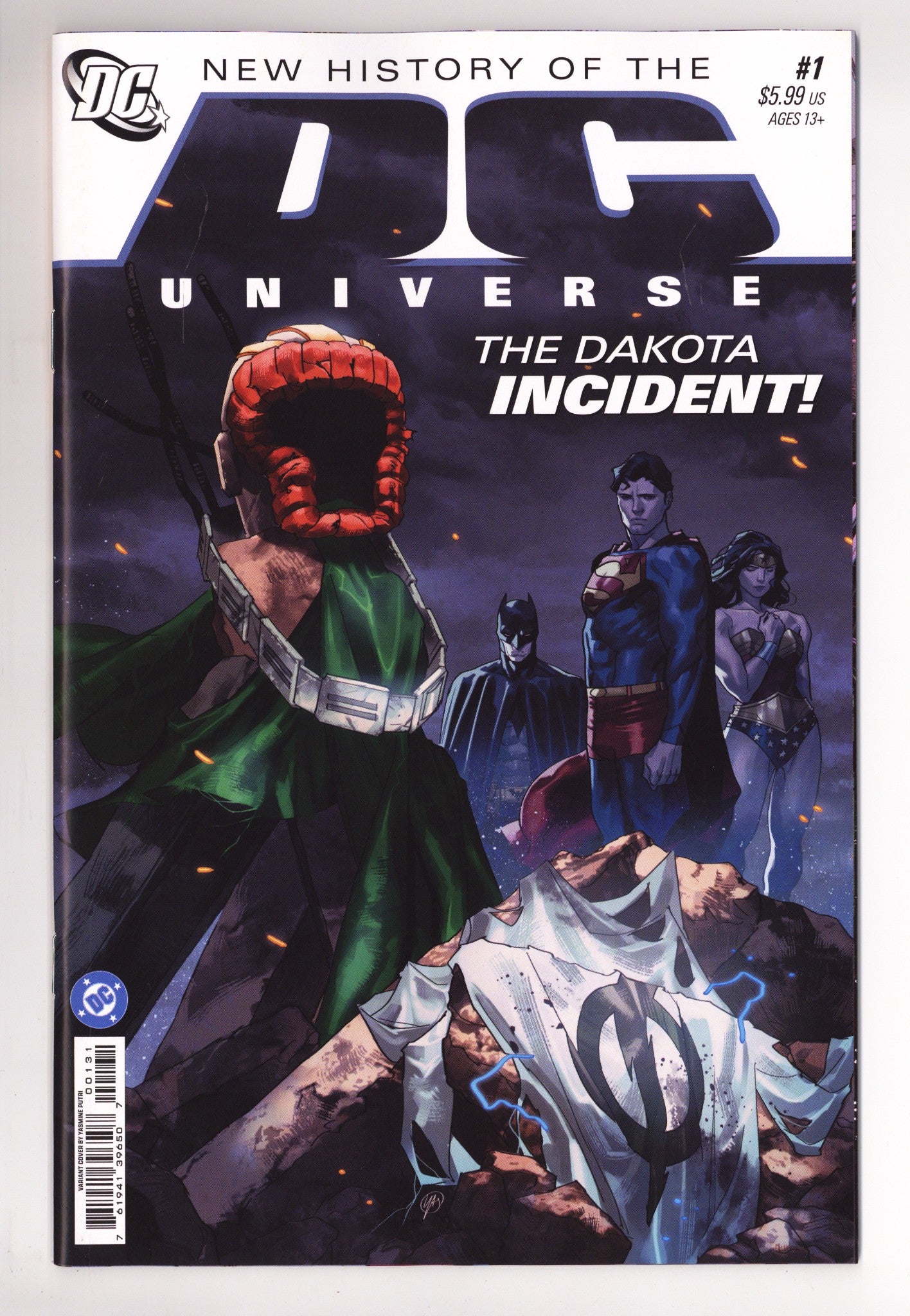 New History Of The Dc Universe The Dakota Incident 1 Putri Variant (2025)