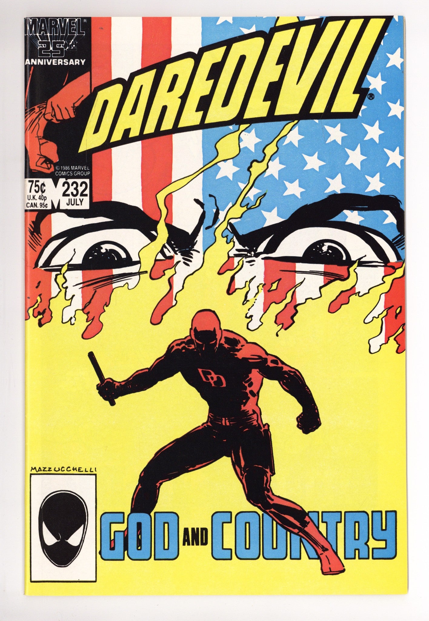 Daredevil Vol 1 232 VF/NM (9.0) (1986) 