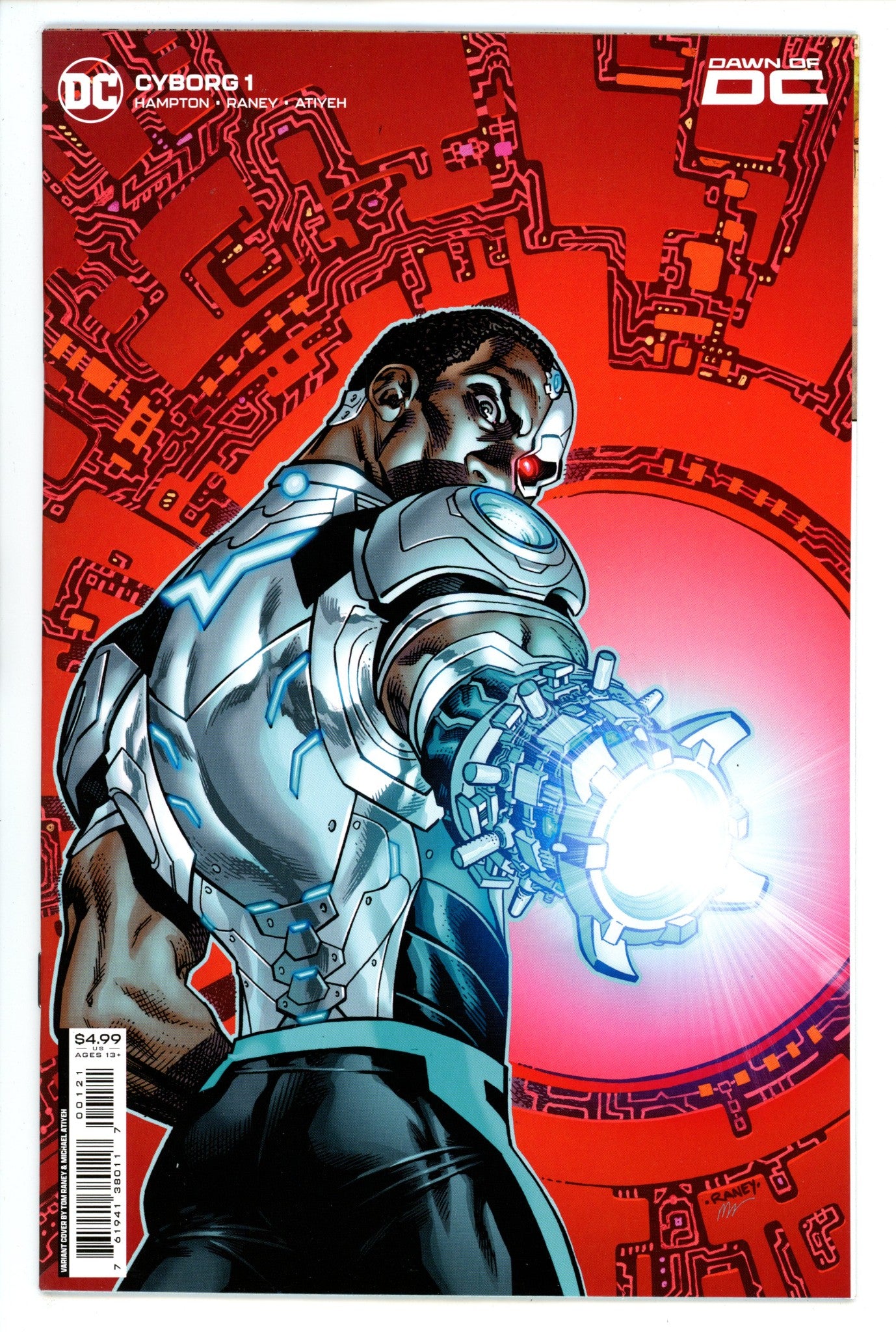 Cyborg Vol 3 1 High Grade (2023) Raney Variant 