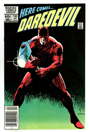 Daredevil Vol 1 193 NM- (9.2) (1983) Newsstand 