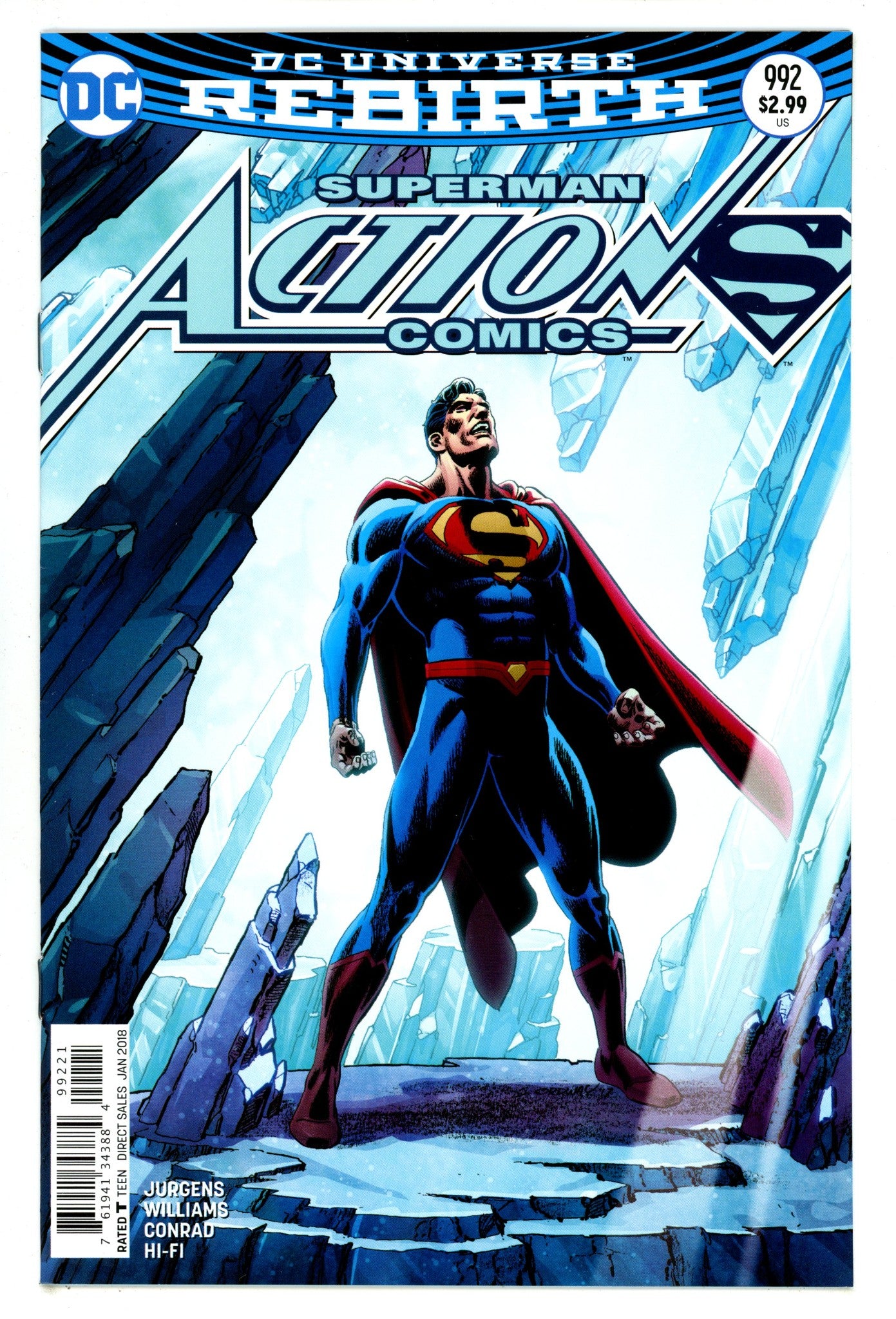 Action Comics Vol 3 992 High Grade (2018) Ordway Variant 