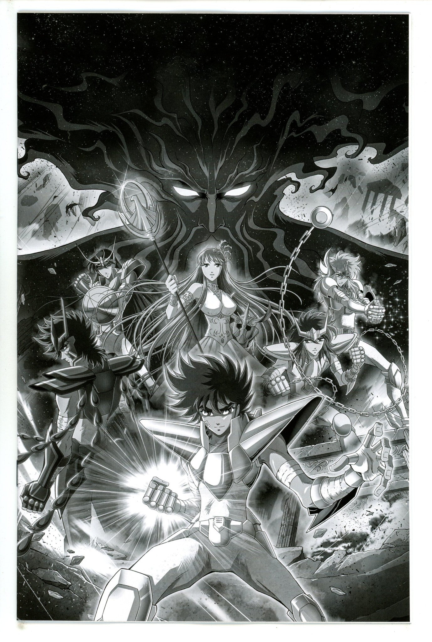 Saint Seiya Knights Of Zodiac Time Odyssey 1 B&W Incentive Variant NM- (2023)