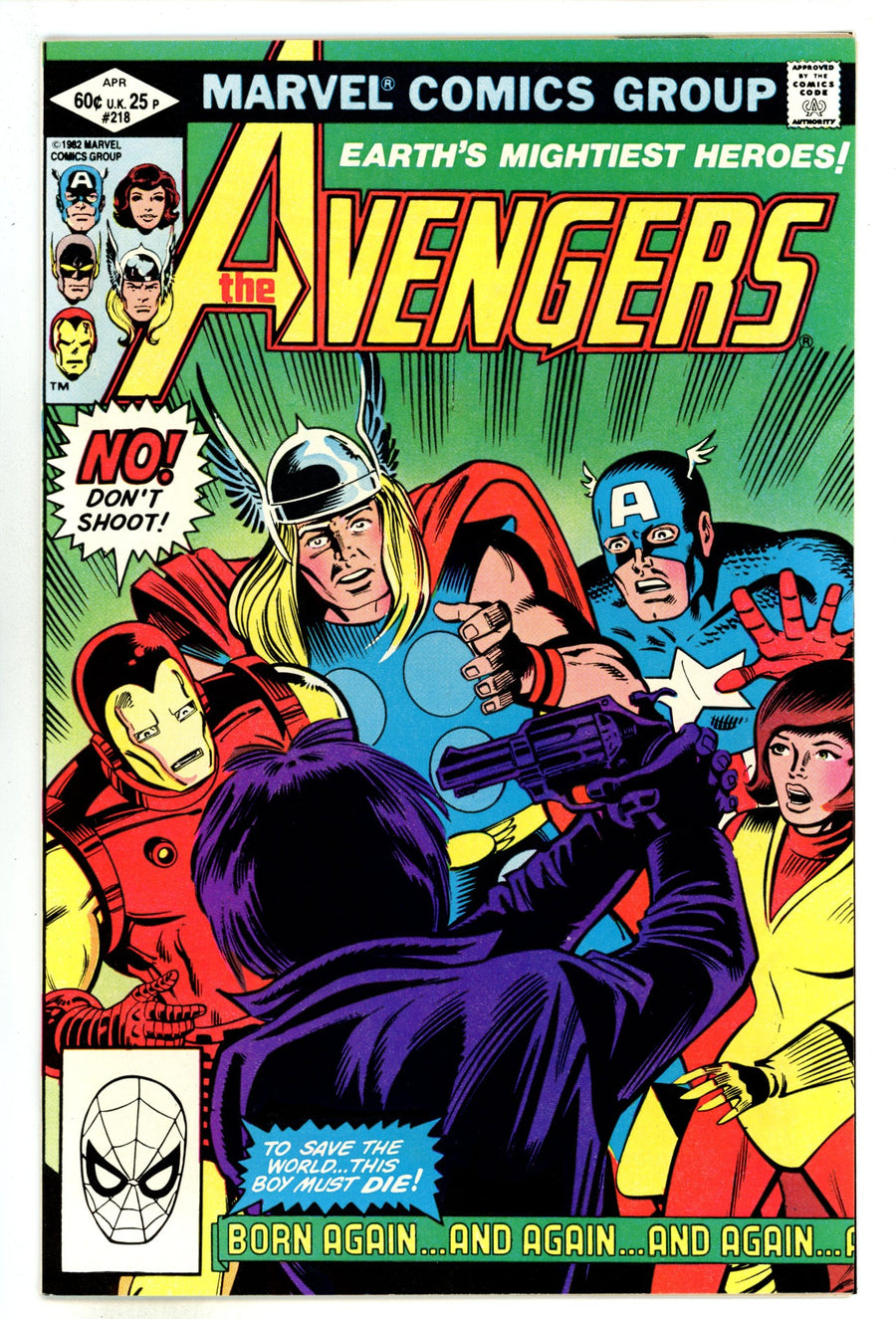 The Avengers Vol 1 218  High Grade   (1982)        