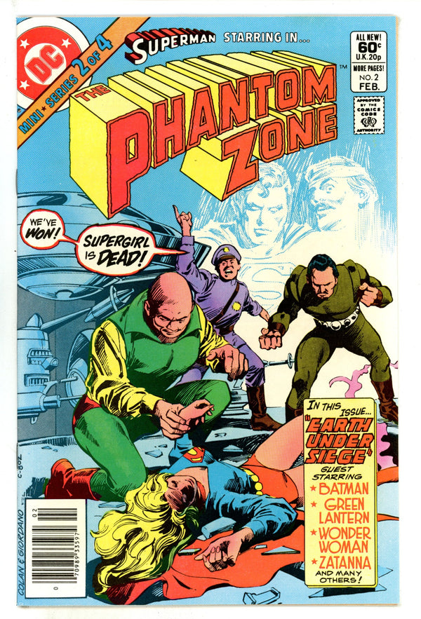 The Phantom Zone 2 High Grade (1982) Newsstand