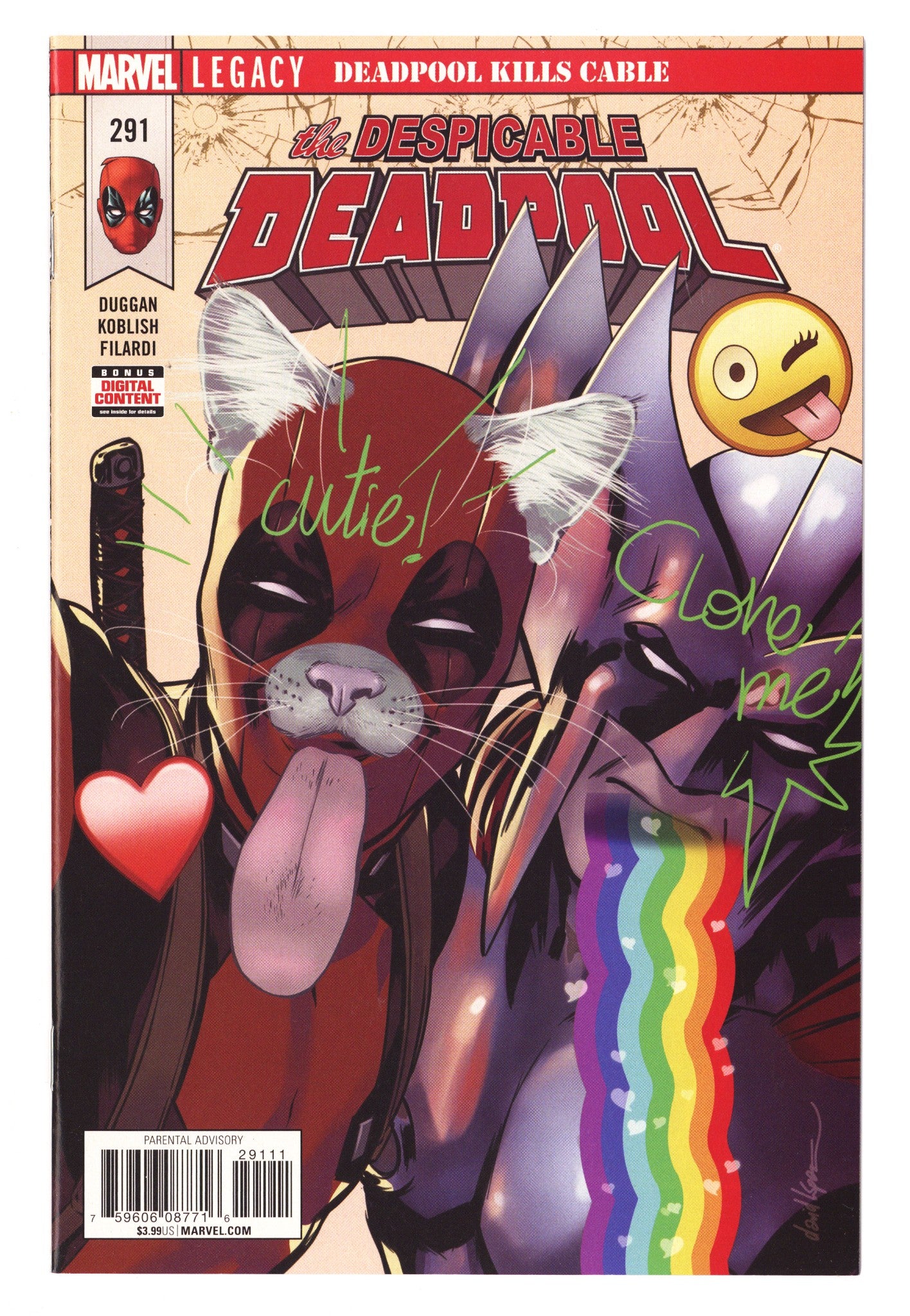 Despicable Deadpool 291 High Grade (2018) 