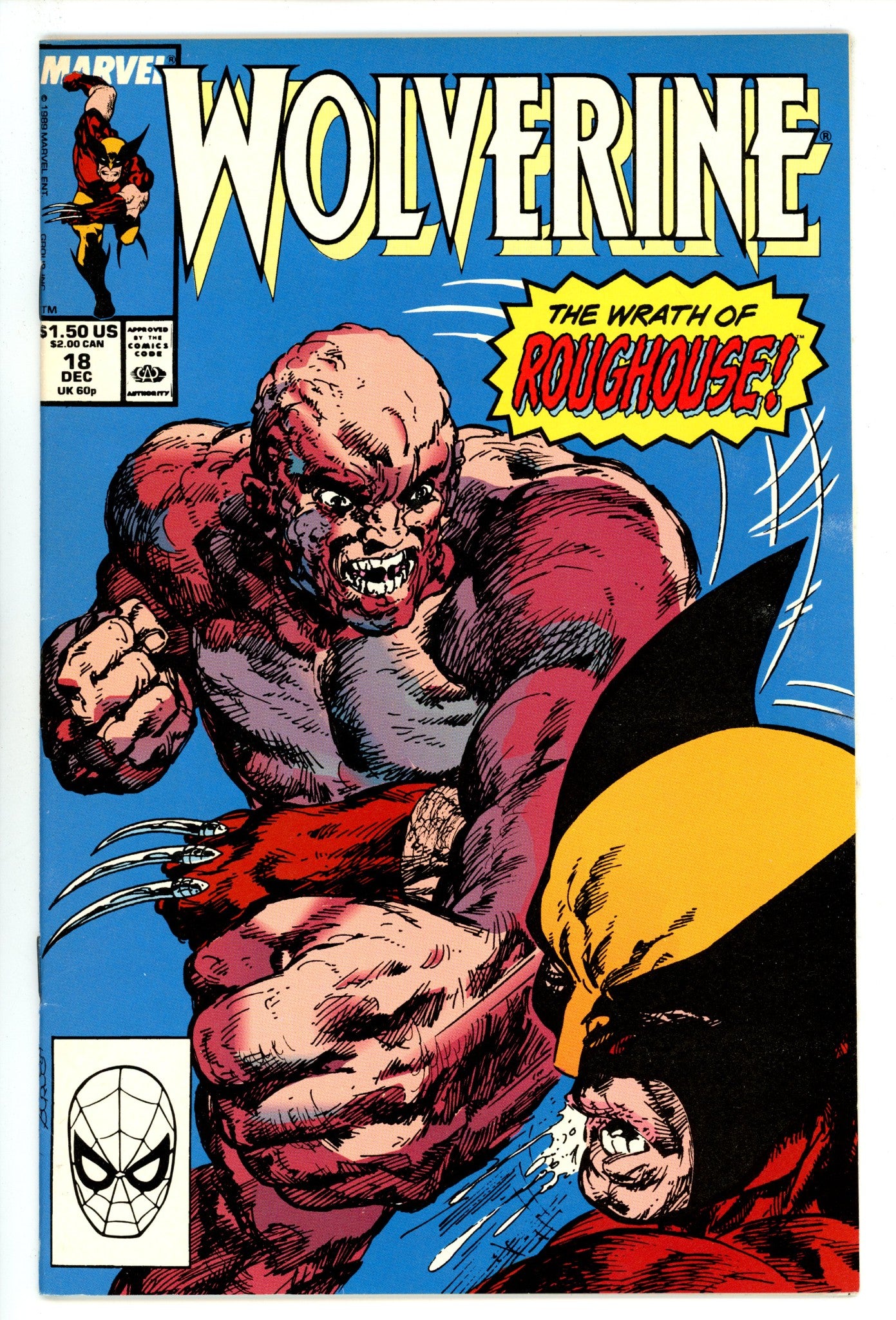 Wolverine Vol 2 18 Mid Grade (1989) 