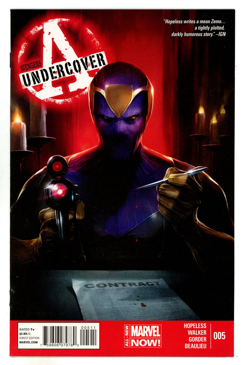 Avengers Undercover Vol 1 5 High Grade (2014) 