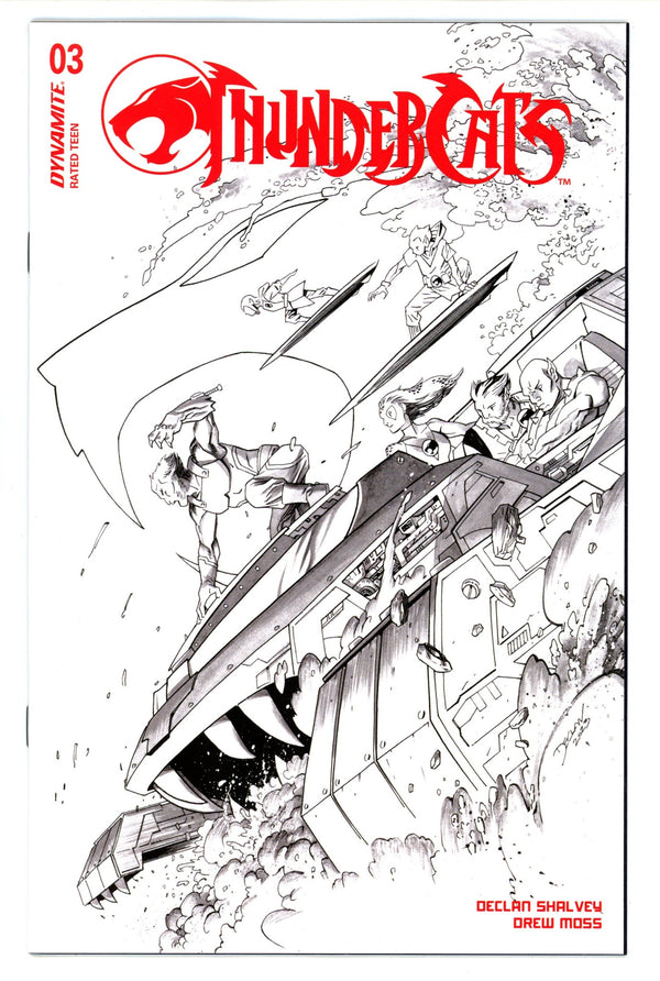 Thundercats 3 Shalvey Line Art Incentive Variant (2024)