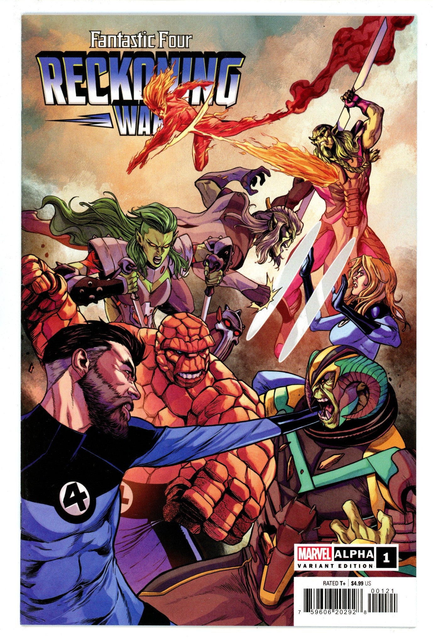 Fantastic Four: Reckoning War Alpha 1 High Grade (2022) Caselli Variant 