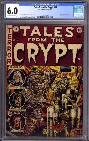 Tales from the Crypt Vol 1 33 CGC 6.0 (FN) (1952)