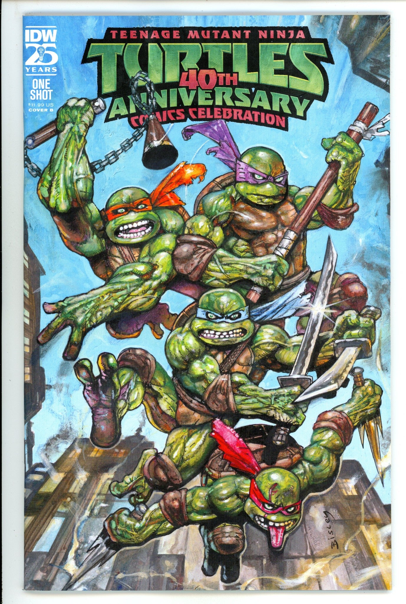 Teenage Mutant Ninja Turtles: 40Th Anniversary Comics Celebration 1 Bisley Variant (2024)