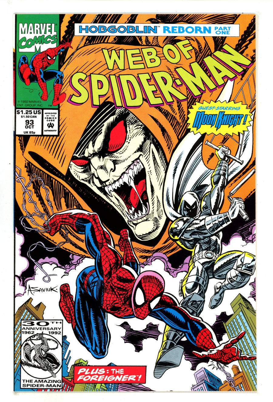Web of Spider-Man Vol 1 93 NM- (9.2) (1992) 