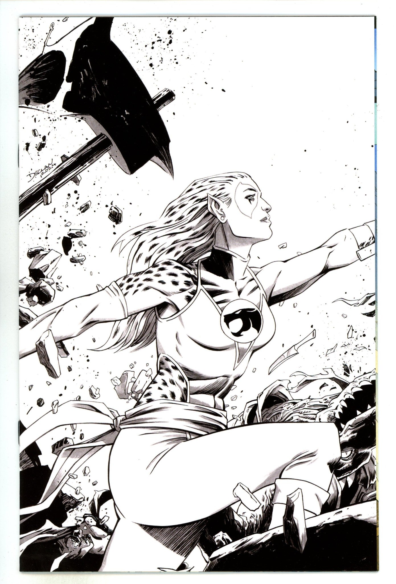 Thundercats  9 Shalvey  B&W Virgin Incentive Variant  (2024)