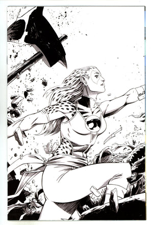Thundercats 9 Shalvey B&W Virgin Incentive Variant (2024)