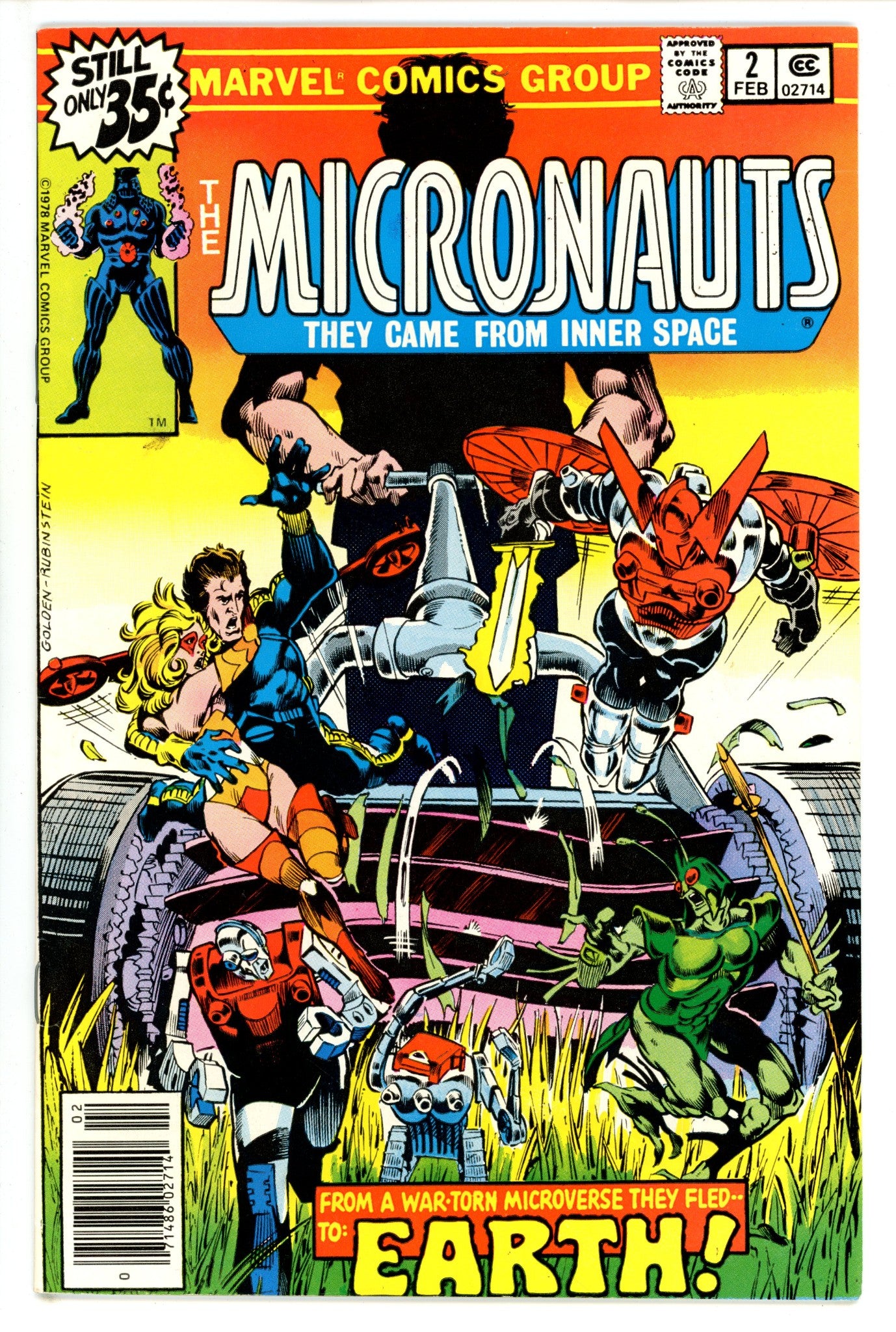 Micronauts Vol 1 2 Newsstand VF- (1979)