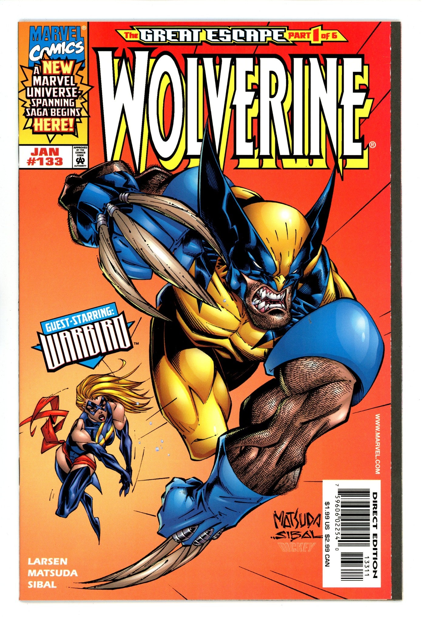Wolverine Vol 2 133 High Grade (1999) 