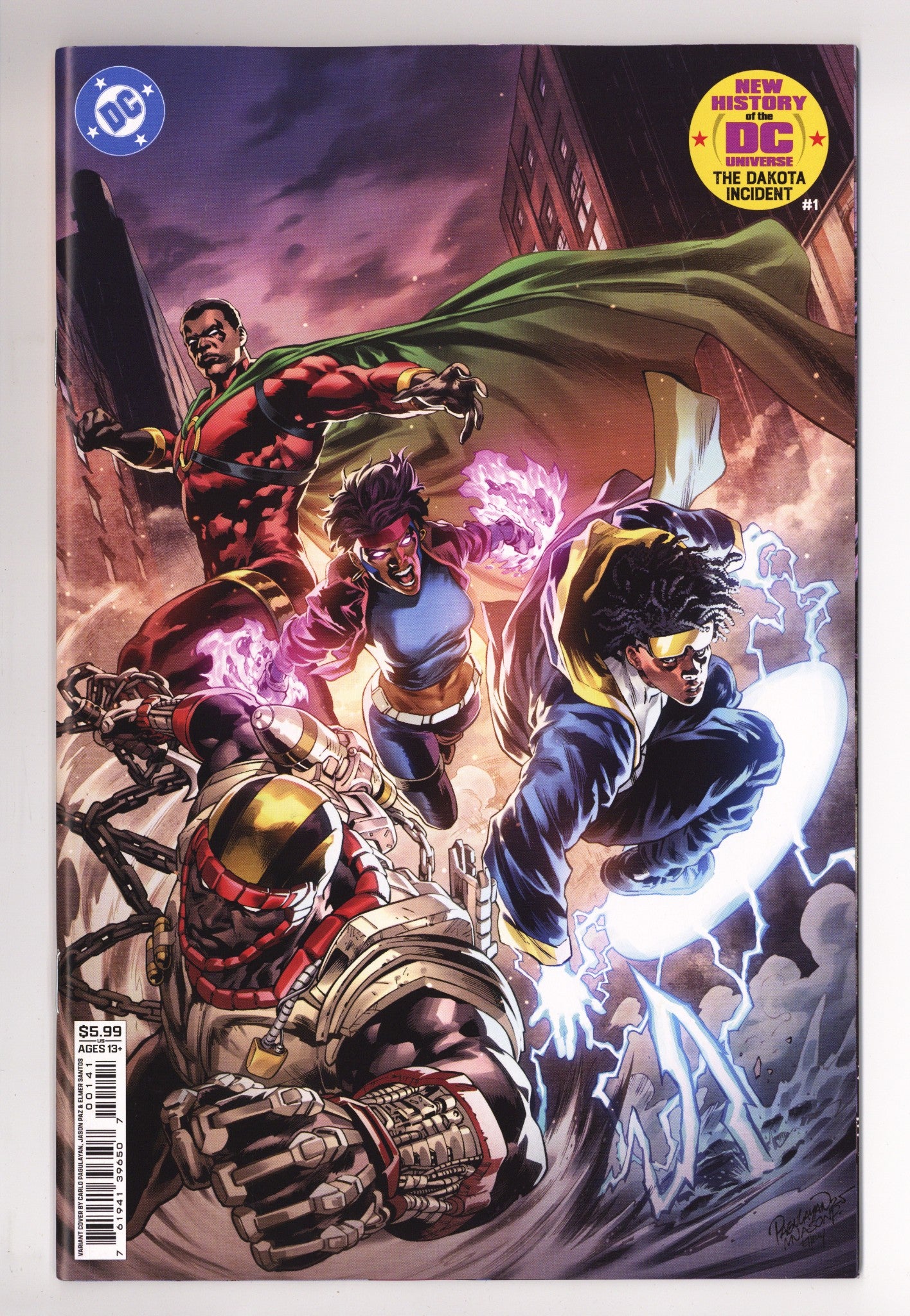 New History Of The Dc Universe The Dakota Incident 1 Pagulayan Variant (2025)
