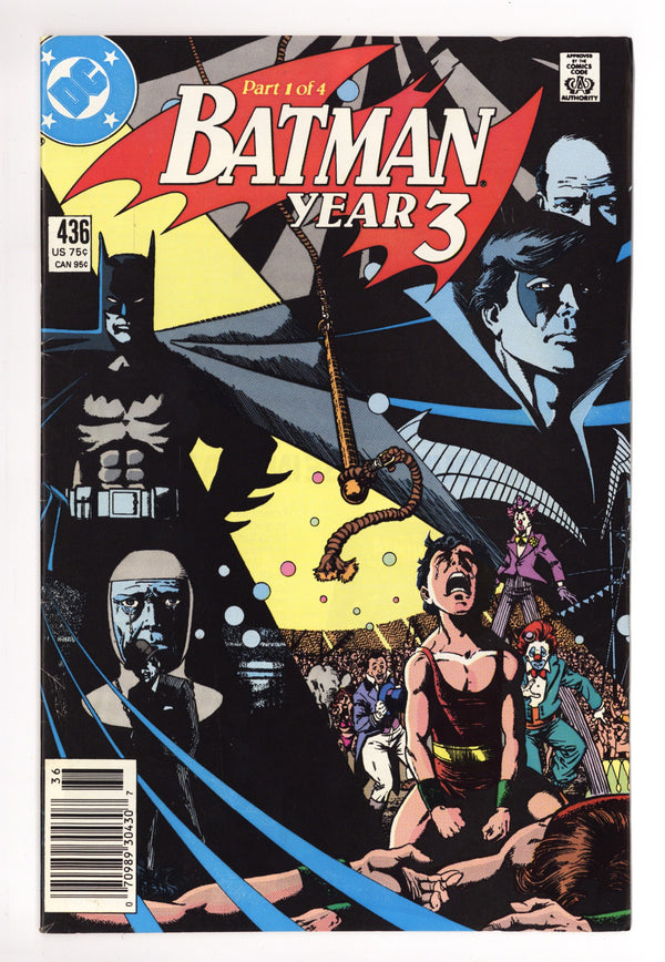 Batman Vol 1 436 Mid Grade (1989) Newsstand