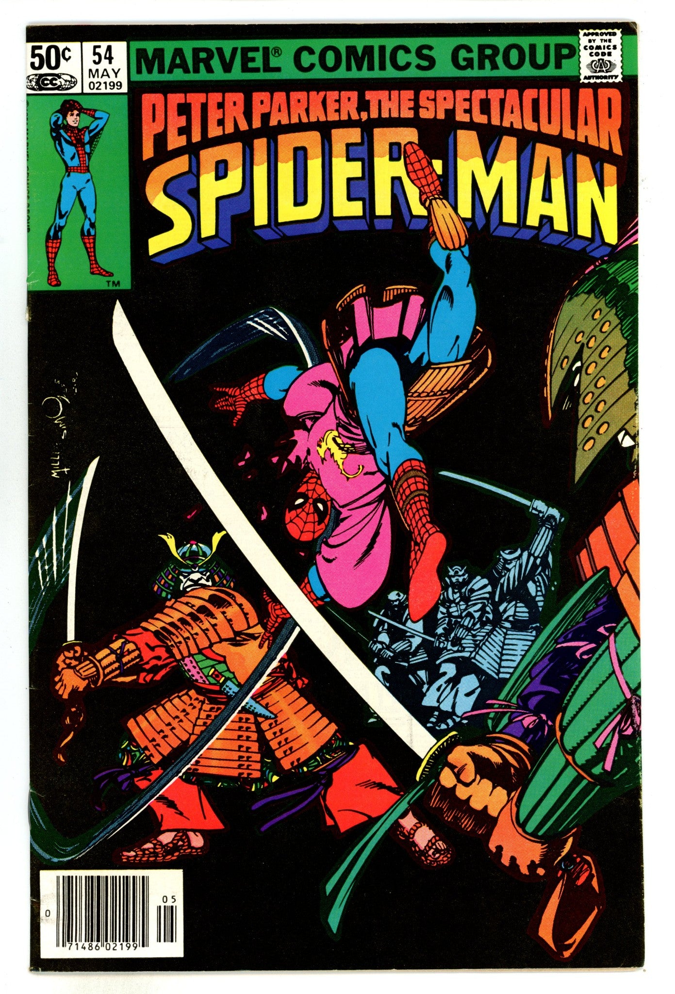 The Spectacular Spider-Man Vol 1 54  FN/VF (7.0)  (1981)  Newsstand  