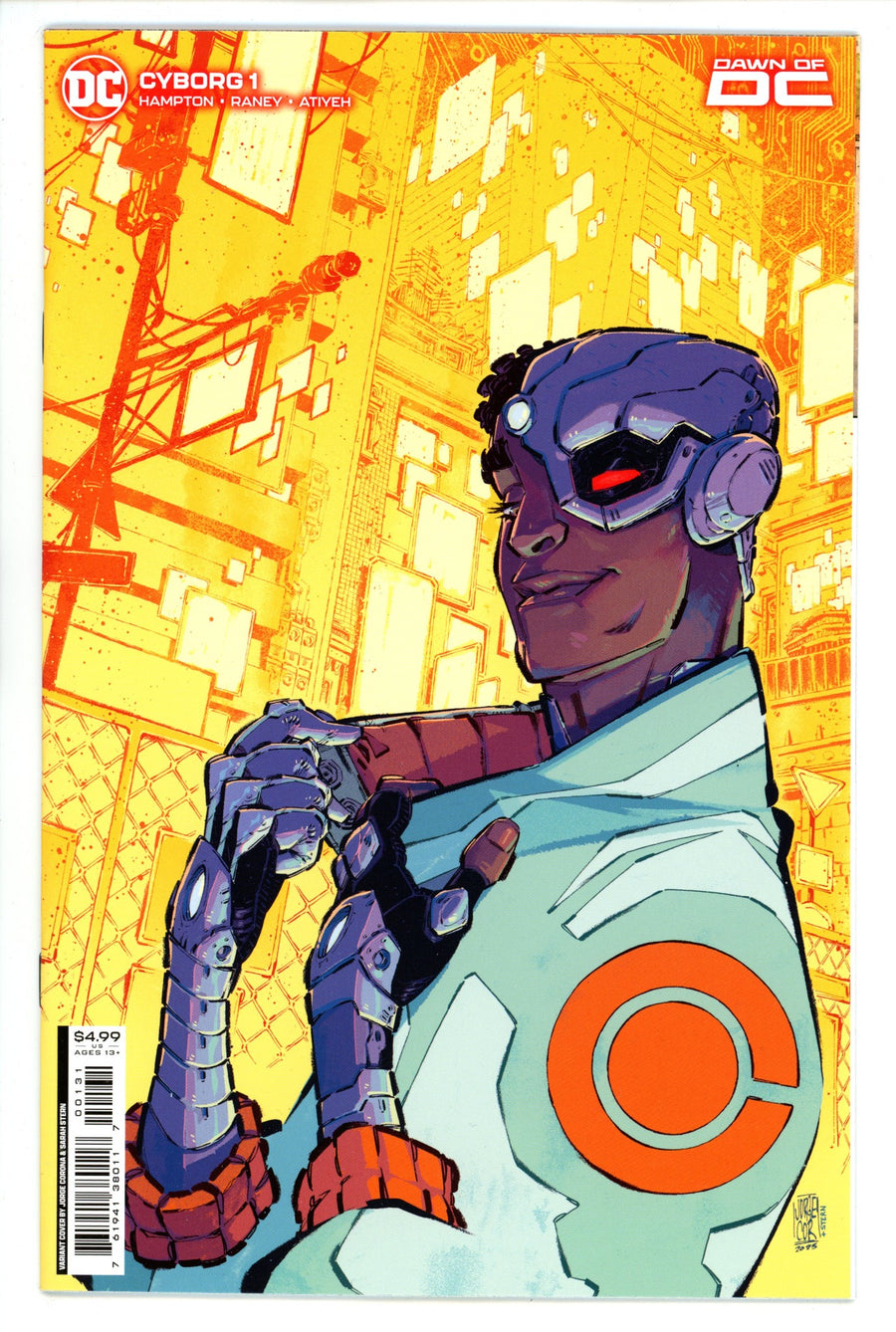 Cyborg Vol 3 1 High Grade (2023) Corona Variant 