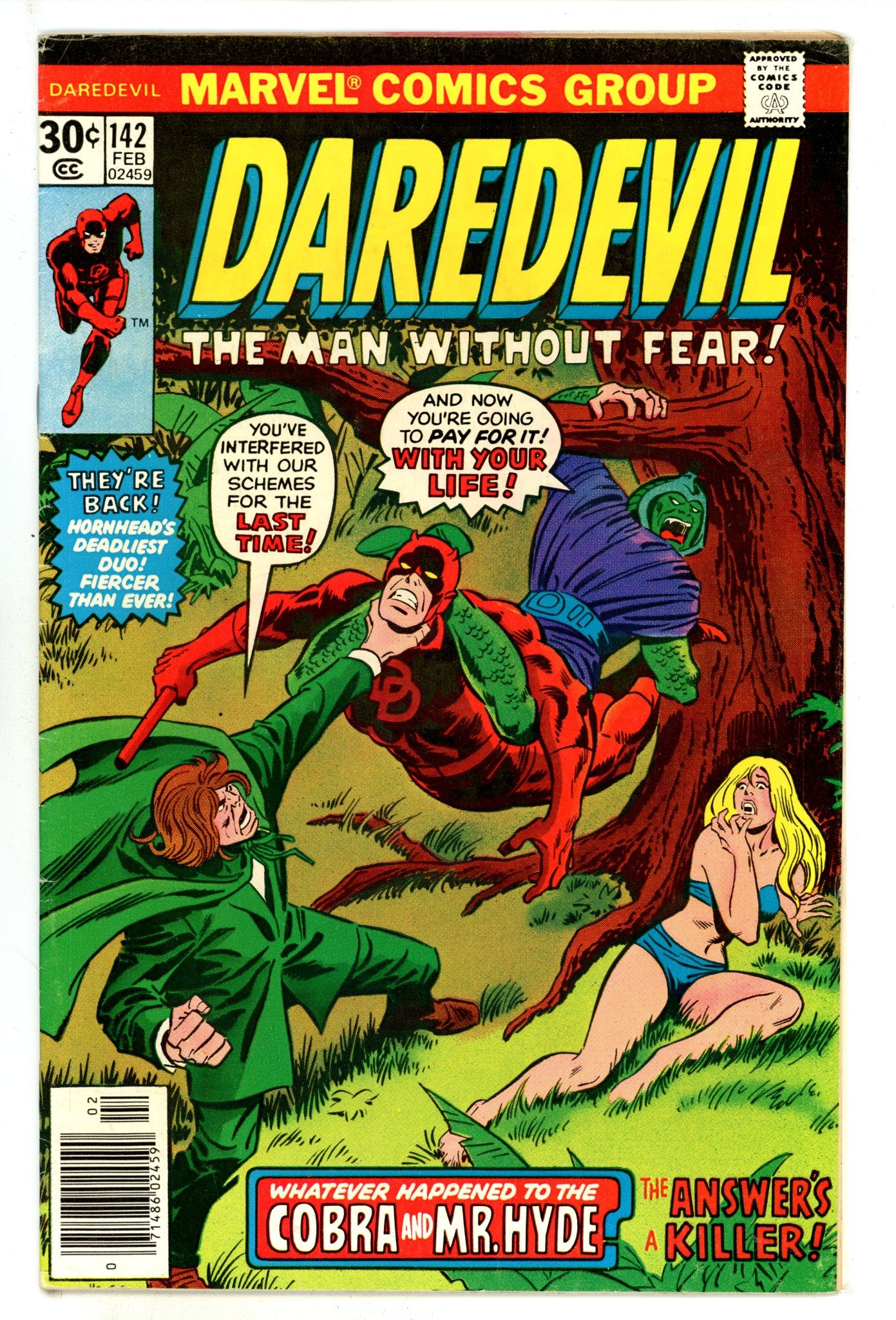 Daredevil Vol 1 142 FN+ (6.5) (1977) 