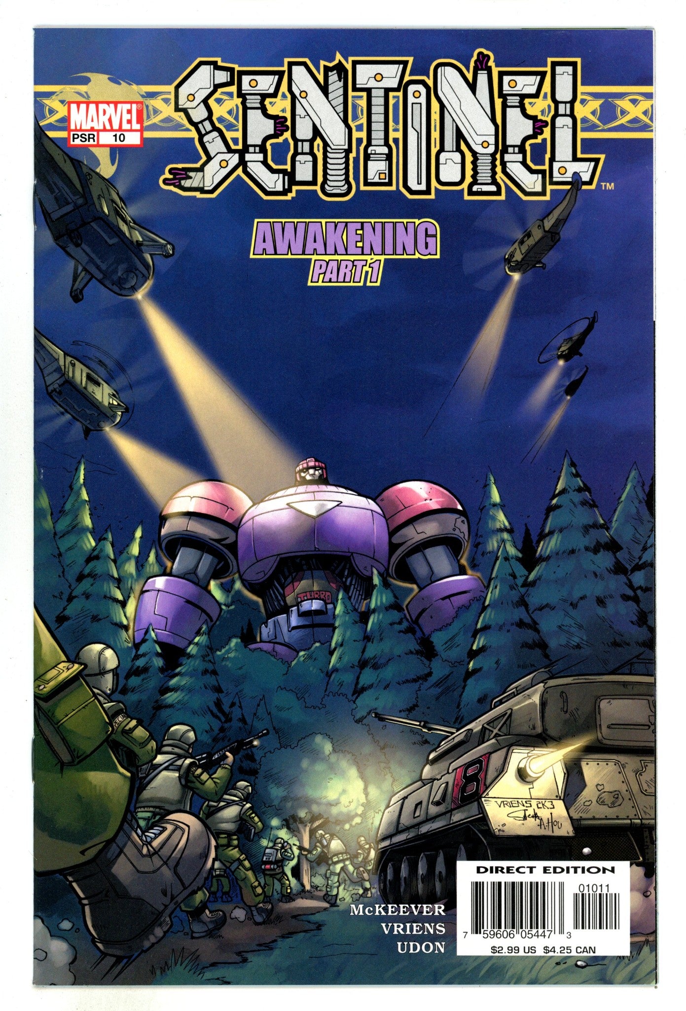 Sentinel Vol 1 10 High Grade (2004) 