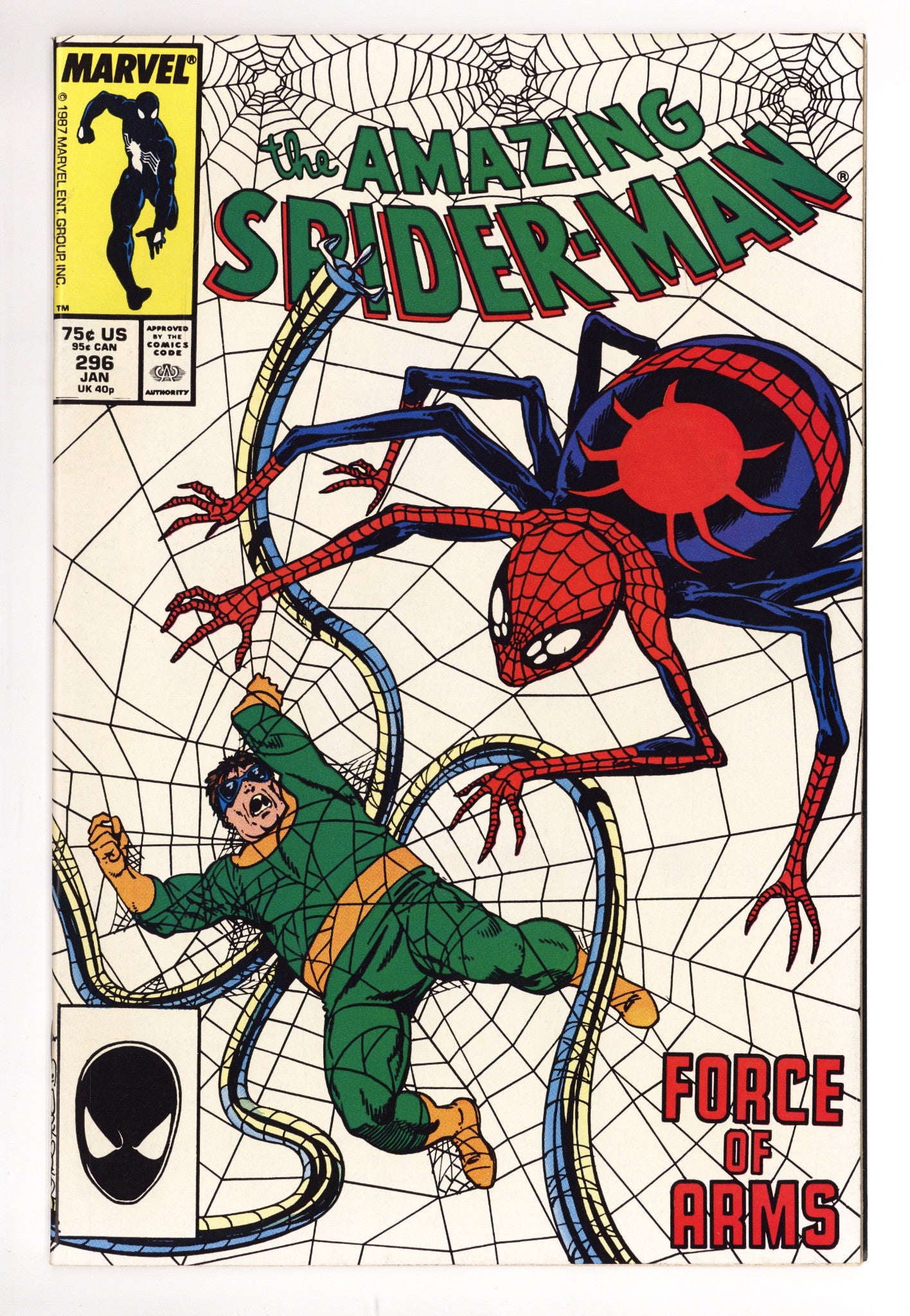 The Amazing Spider-Man Vol 1 296 VF (8.0) (1988) 