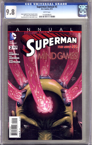 Superman Annual Vol 3 2 CGC 9.8 (NM/M) (2013)