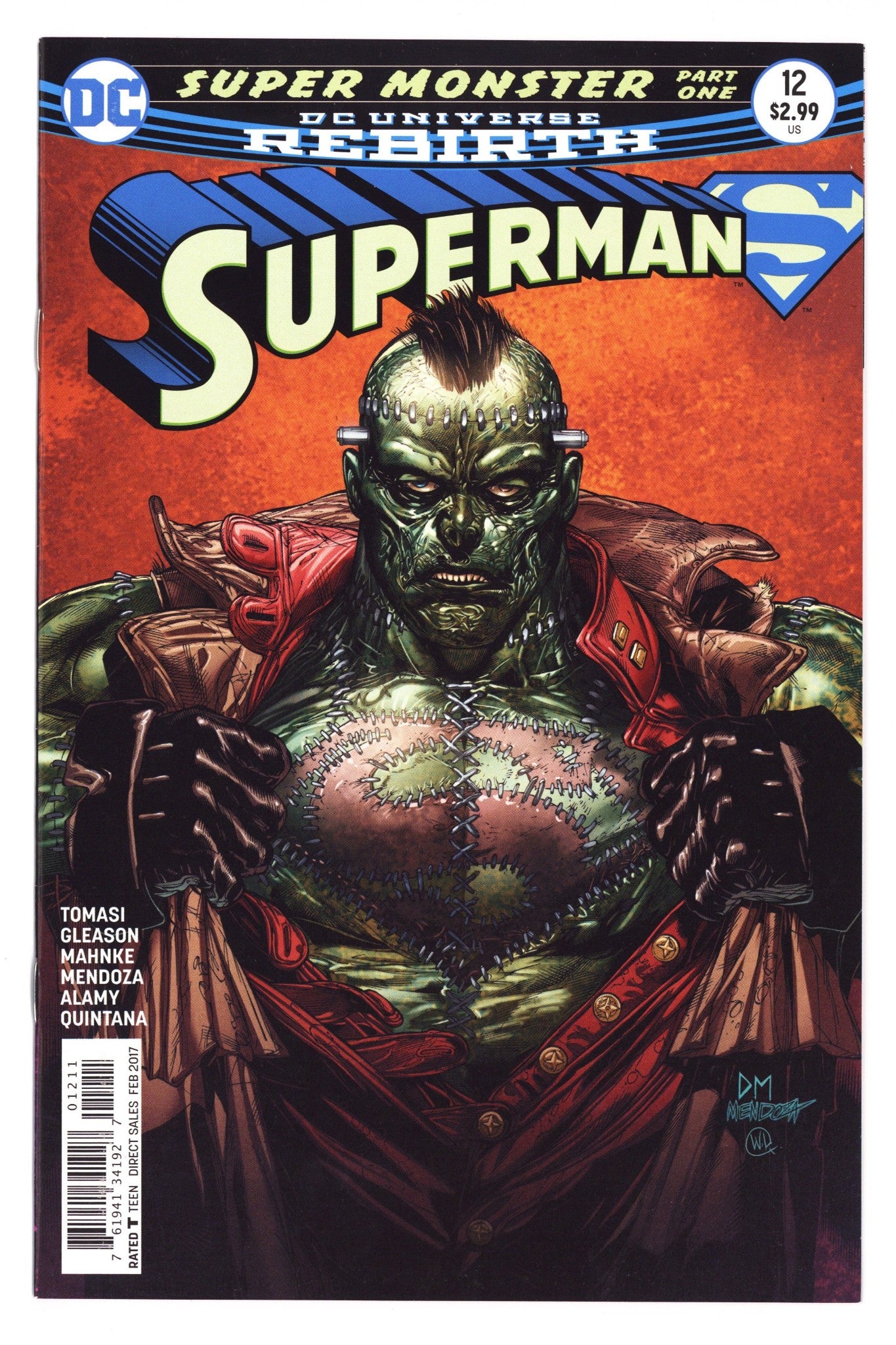 Superman Vol 4 12 High Grade (2017) 