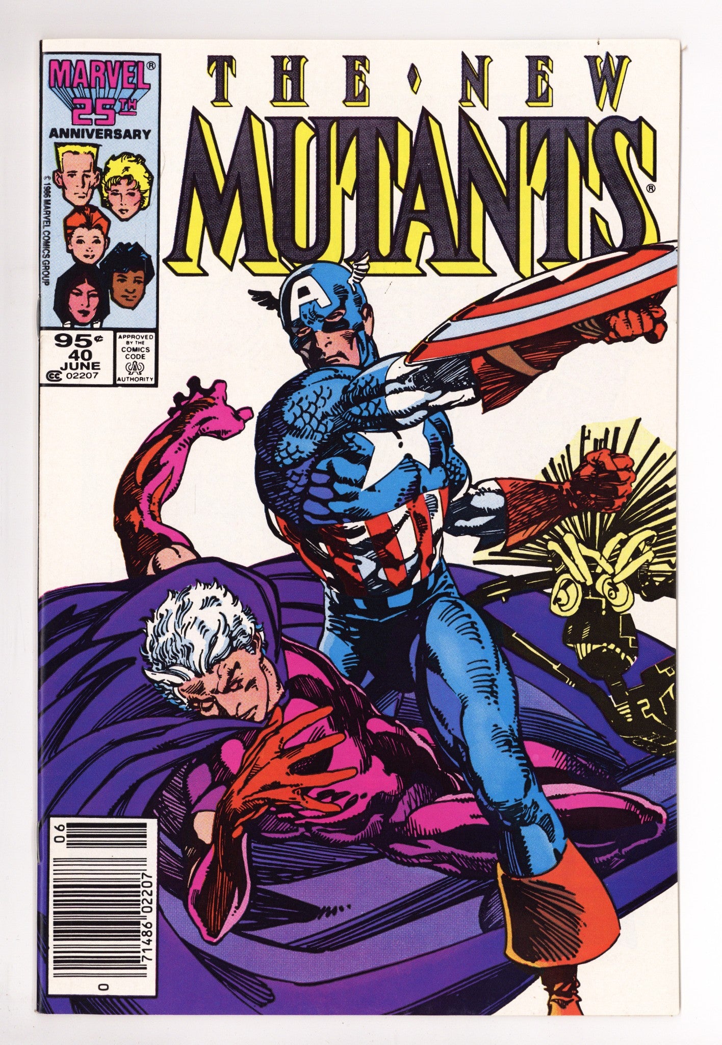 The New Mutants Vol 1 40 NM- (9.2) (1986) Canadian Price Variant 