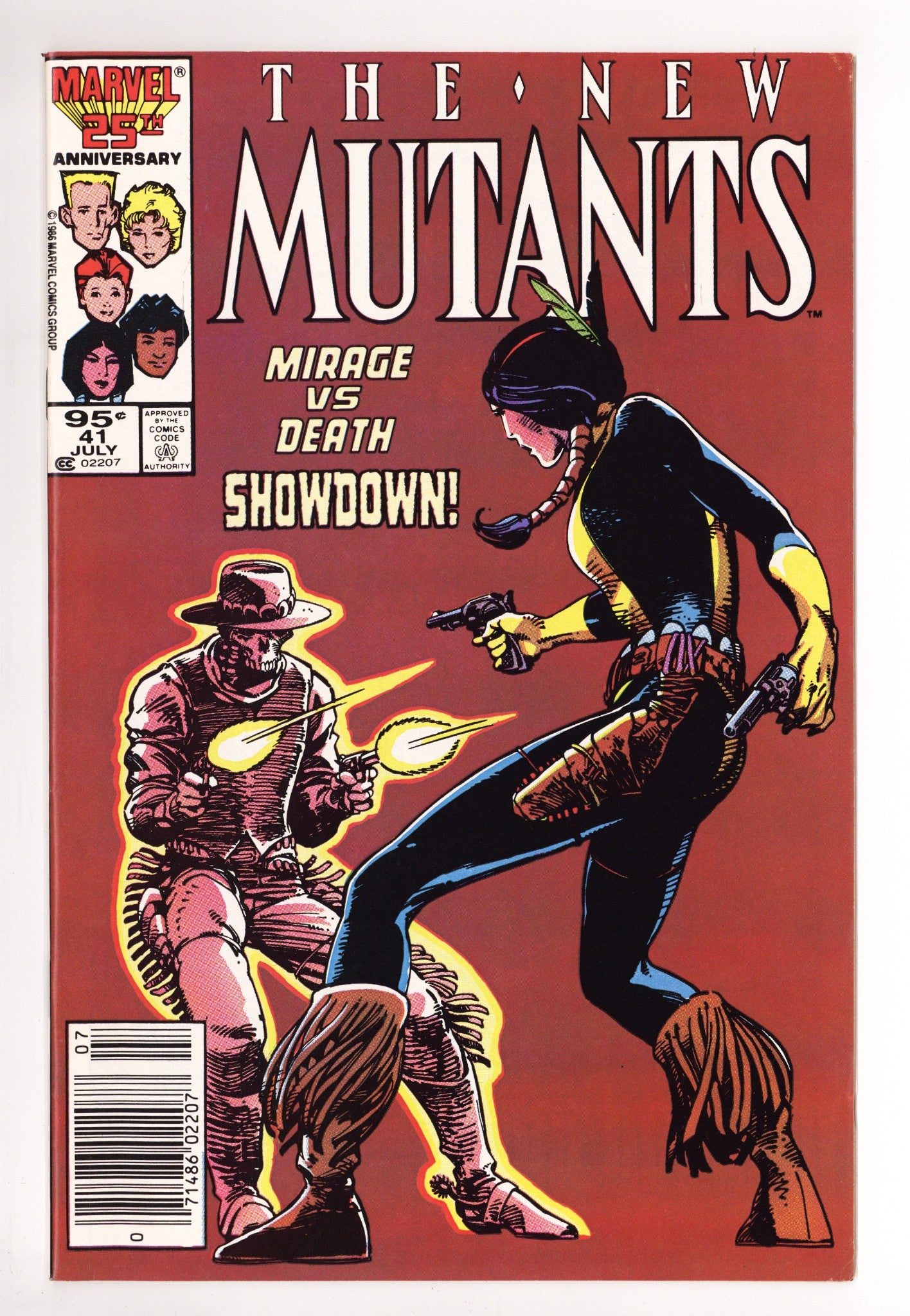 The New Mutants Vol 1 41 VF/NM (9.0) (1986) Canadian Price Variant 